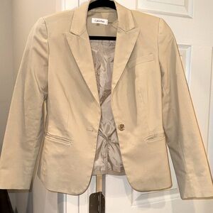 Calvin Klein Fitted Blazer Size 4